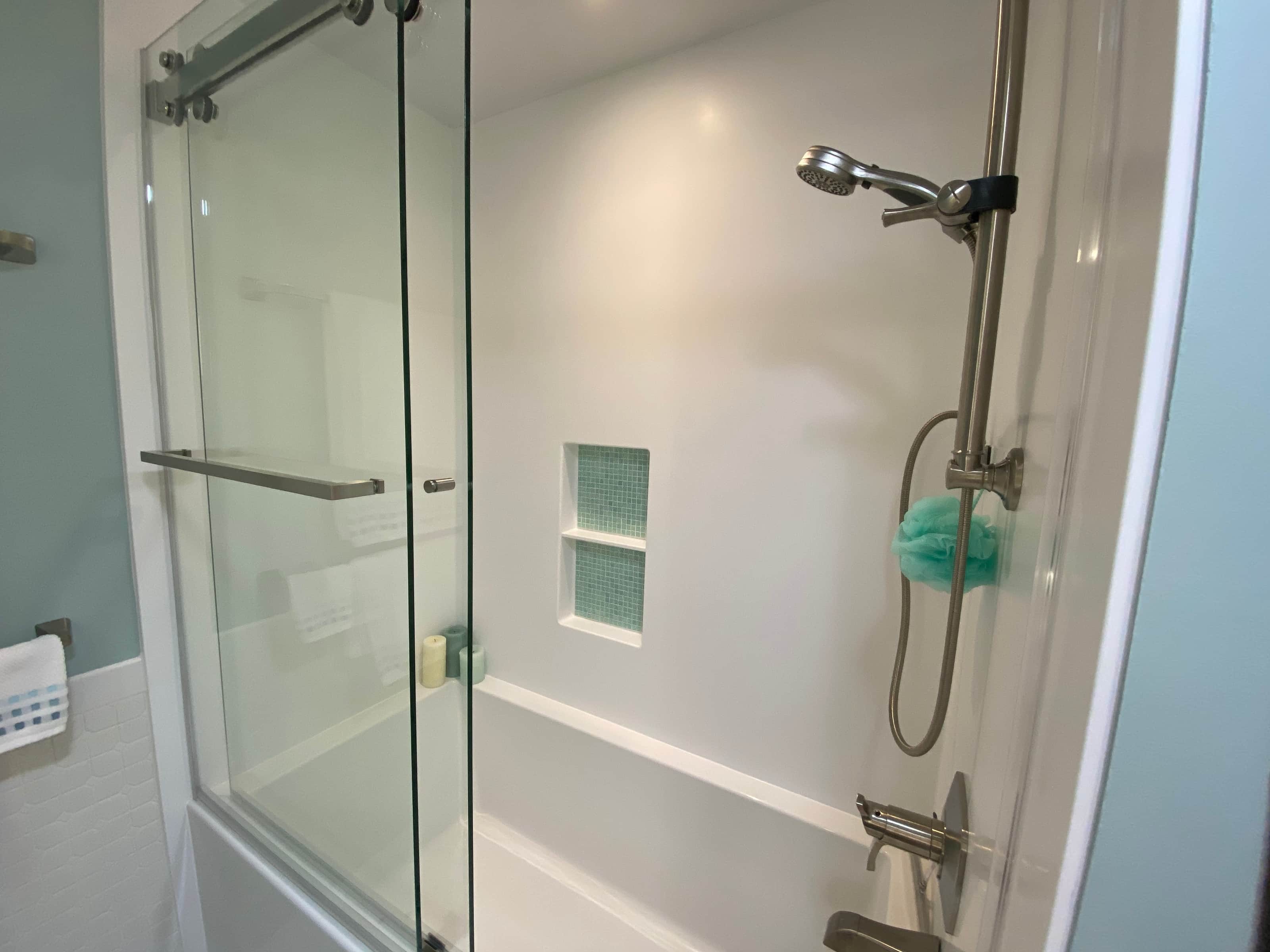 Solid Surface Showers